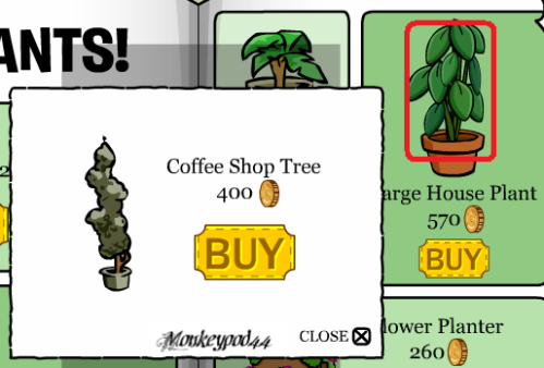 Hidden-Coffee Shop Tree