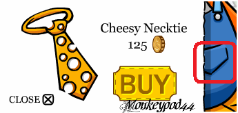 hidden-Cheesy Necktie